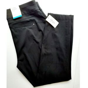 Style & Co.  Ultra Skinny Leg Mid Rise Comfort Waist Pull On Black Pants NWT PL